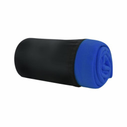 Плед Bergamo флісовий Warm у чохлі 150 х 180 см Темно-синій (202311pl-44)