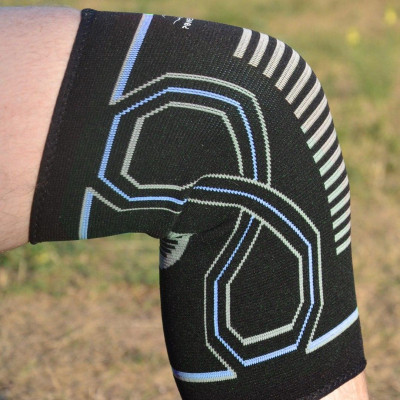 Фіксатор коліна PowerPlay PP-4099 Knee SupportЧорно/Сині L/XL (PP_4099_L/XL_Bl/Blue)