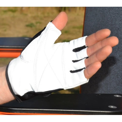 Рукавички для фітнесу MadMax MFG-444 Fitness White M (MFG-444-White_M)