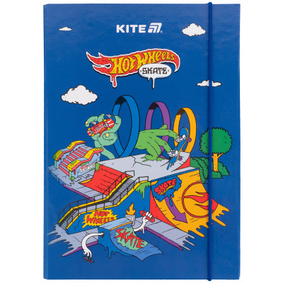 Папка для зошитів Kite В5 на гумці Hot Wheels (HW25-210-2)