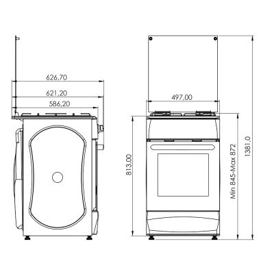 Плита Grunhelm FLG5612MB