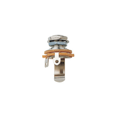 Выходной разъем для гитары Paxphil 1/4 Output Jack (Chrome) (JC10/2P)