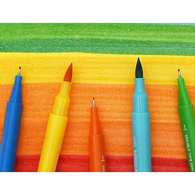 Художній маркер KACO набір ARTIST Double Tips Pen 36 Colors (K1037)