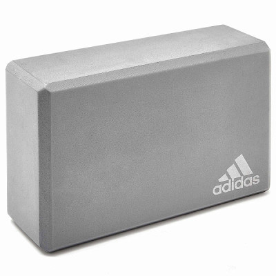 Блок для йоги Adidas Yoga Block ADYG-20100FOAM Уні 22.8x15.2x7.6 см Сірий (885652004121)