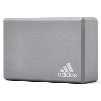 Блок для йоги Adidas Yoga Block ADYG-20100FOAM Уні 22.8x15.2x7.6 см Сірий (885652004121)