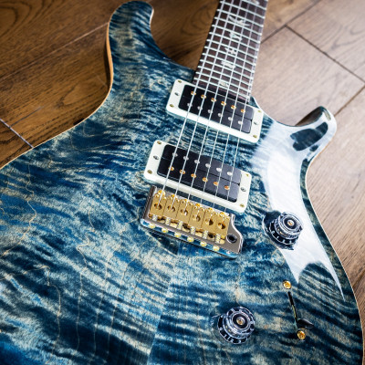 Електрогітара PRS Custom 24 10 Top Faded Whale Blue
