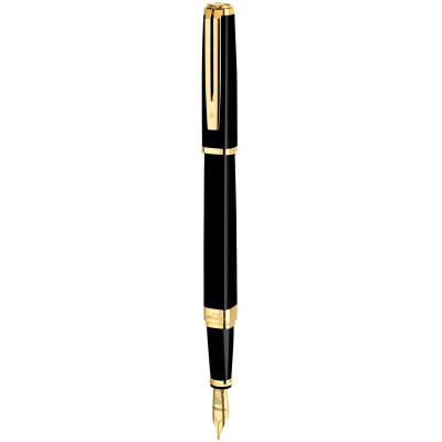 Ручка пір&#039;яна Waterman EXCEPTION Slim Black GT  FP F (11 028)