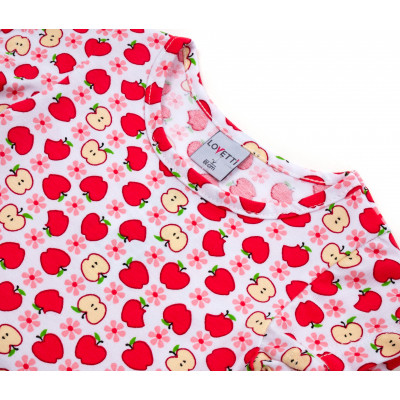 Плаття дитяче Lovetti в яблучка (5910-99-86G-coral)