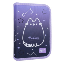 Пенал Yes Pusheen Stellar HP твердий одинарний з двома клапанами (533626)