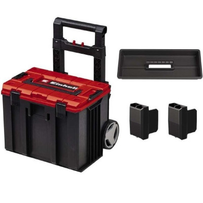 Ящик для інструментів Einhell E-Case L з колесами, до 120кг, колеса 15см (4540014)