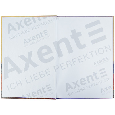 Книга записна Axent Waves А4, 96 аркушів, клітинка, бронзова (8422-563-A)