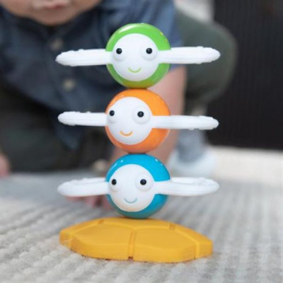 Розвиваюча іграшка Fat Brain Toys Магнітна пірамідка Веселі бджілки Dizzy Bees (F294ML)