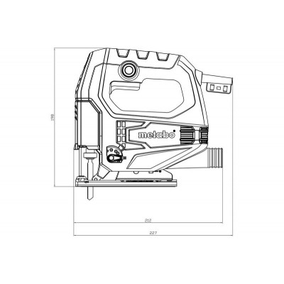 Електролобзик Metabo STEB65Quick (601030000)