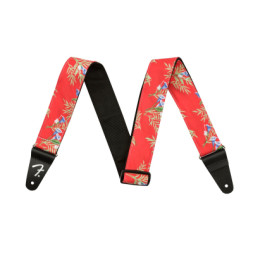 Ремінь для гітари Fender Strap 2&quot; Hawaiian Straps Red Floral (236945)