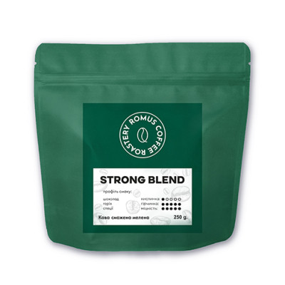 Кава Romus Roastery Strong Blend мелена 250 г (667583)