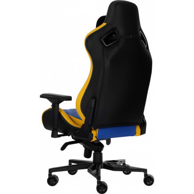 Крісло ігрове GT Racer X-0724 Blue/Yellow