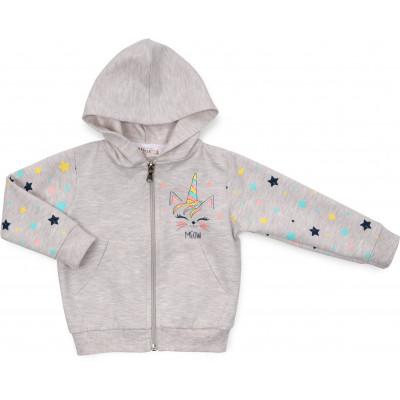 Кофта дитяча Breeze на блискавці з капюшоном (16948-104G-beige)