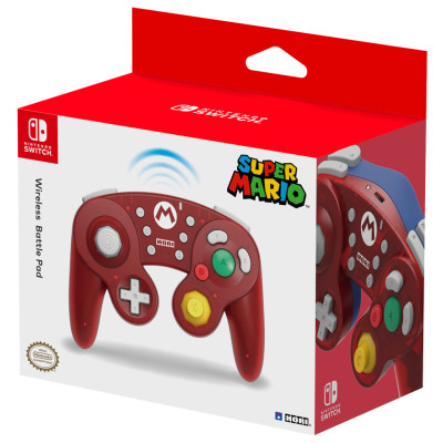 Геймпад Hori for Nintendo Switch Hori Wireless Battle Pad (Mario) (NSW-273U)