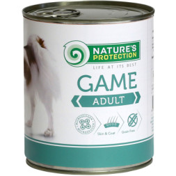 Консерви для собак Nature's Protection Adult Game 800 г (KIK45094)