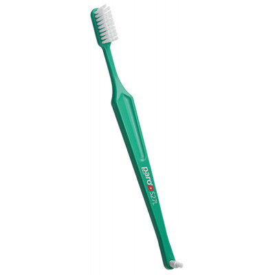 Зубна щітка Paro Swiss S27L м&#039;яка зелена (7610458007396-green)