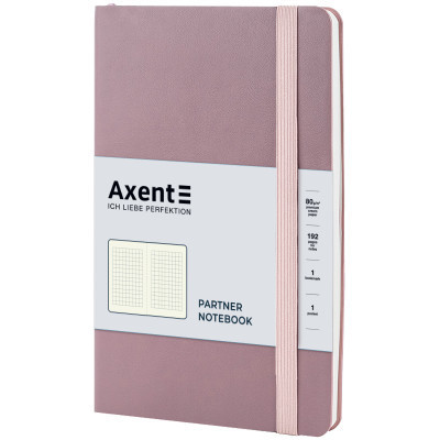 Книга записна Axent Partner Soft Earth Colors 125x195 мм 96 аркушів Рожева (8620-03-A)