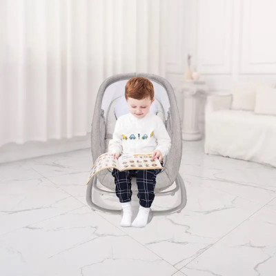 Крісло-гойдалка Mastela Заколисуючий центр-шезлонг 4 в 1 beige (Mastela 8114)