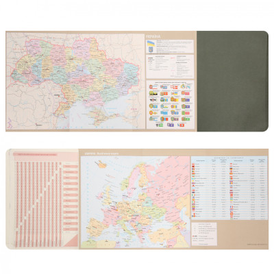 Тижневик Leo planner А5 датований 2026 &quot;Polo&quot;, м‘який, графітовий, 368 сторінок (252694)