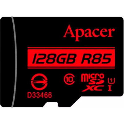 Карта пам&#039;яті Apacer 128GB microSDXC class 10 UHS-I (AP128GMCSX10U5-RA)