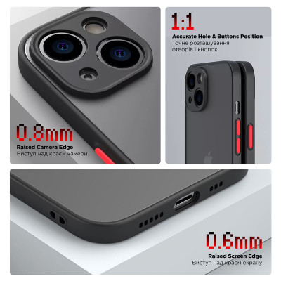 Чохол до мобільного телефона Armorstandart Frosted Matte Xiaomi Redmi Note 14S 4G Black (ARM85108)