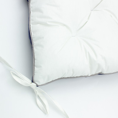 Подушка на стілець MirSon 28-0006 Navy blue Velvet 40х40 см (2200006185901)