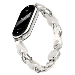 Ремінець до фітнес браслета Armorstandart Chain Wristband для Xiaomi Mi Band 8 Silver (ARM69922)