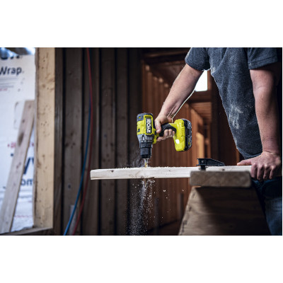 Шуруповерт Ryobi ударний ONE+ HP RPD18C-242S 18В, 1х2Ah, 1х4Ah, 54Нм 450·1700об/хв, сумка (5133004983)