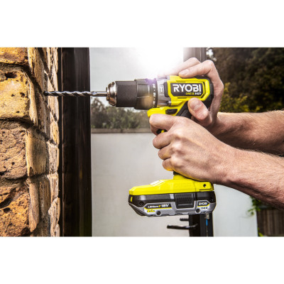 Шуруповерт Ryobi ударний ONE+ HP RPD18C-242S 18В, 1х2Ah, 1х4Ah, 54Нм 450·1700об/хв, сумка (5133004983)