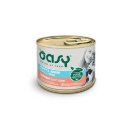 Консерви для собак OASY One Protein Formul Puppy &amp; Junior Small/Mini з лососем 200 г (8053017344461)