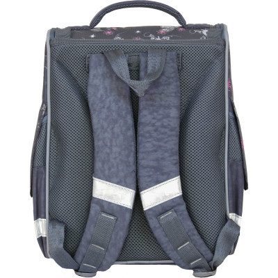 Портфель Bagland з ліхтариками Успіх 12 л. сірий 210к (00551703) (80213835)