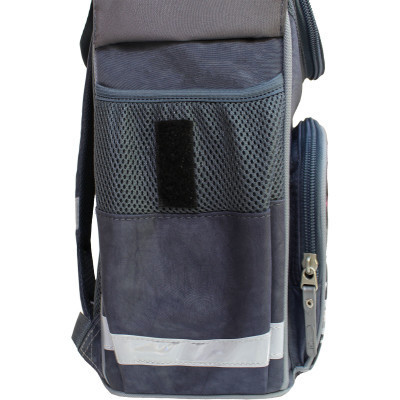 Портфель Bagland з ліхтариками Успіх 12 л. сірий 210к (00551703) (80213835)