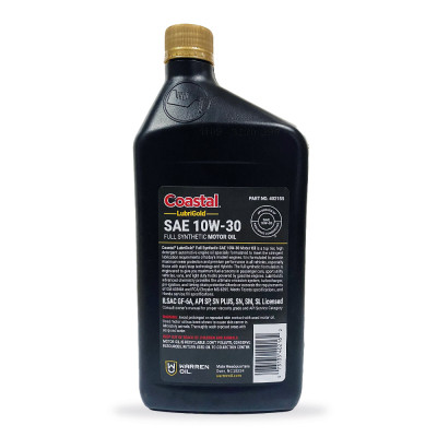 Моторна олива Coastal LubriGold Full Synthetic 10W-30, 0,946л