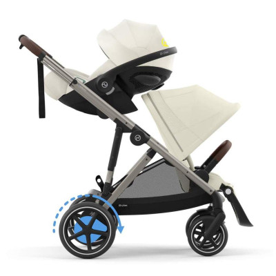 Коляска Cybex eGazelle S TPE Seashell Beige (524000541)