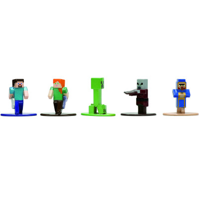 Фігурка Jada Набір колекційних металевих Майнкрафт-8, 4 см (253265008)