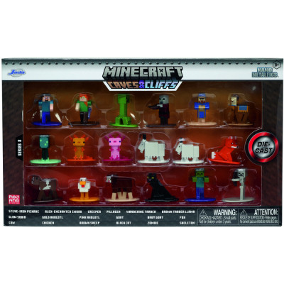 Фігурка Jada Набір колекційних металевих Майнкрафт-8, 4 см (253265008)