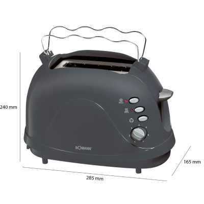 Тостер Bomann TA 246 CB grey