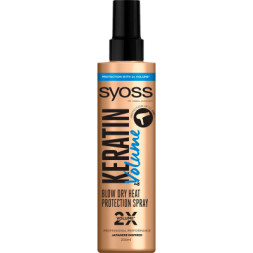 Спрей для волосся Syoss Keratin &amp; Volume Захист при сушінні феном 200 мл (9000101712681)