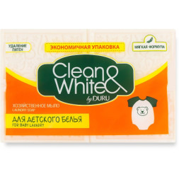 Мило для прання Duru Clean&amp;White Господарське для дитячих речей 4 x 120 г (8690506521936)