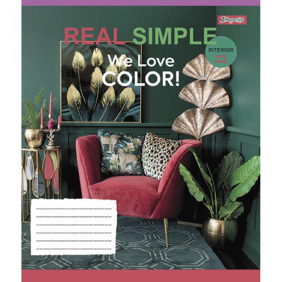 Зошит 1 вересня А5 We love color! 36 аркушів, клітинка (766676)