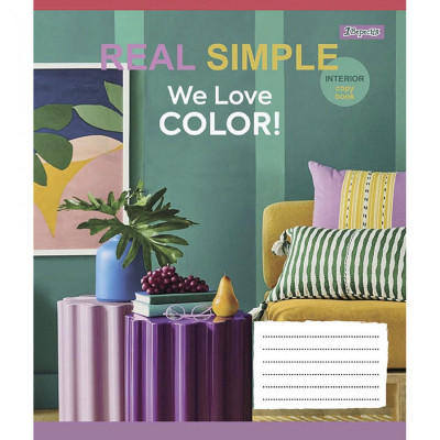 Зошит 1 вересня А5 We love color! 36 аркушів, клітинка (766676)
