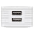 Зарядний пристрій 2E Wall for 2 USB - DC5.0V/4.2 A, white (2E-WC4USB-W)