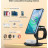 Зарядний пристрій Choetech 15W 3-in-1 Magnetic Wireless Fast Charger black (T585-F-101-CCBK)