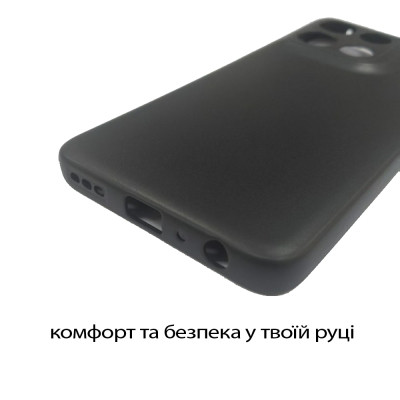 Чохол до мобільного телефона BeCover Silicone Motorola Moto G56 Black (713766)