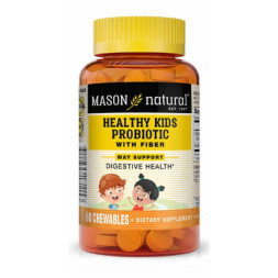 Пробіотики Mason Natural Пробіотик з клітковиною для дітей, Healthy Kids Probiotic Wi (MAV-17115)