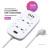 Мережевий фільтр живлення ColorWay 4 розетки/4USB White 1.8м (1QC3.0 + 3 AUTO ID) (CW-CHU44QW)